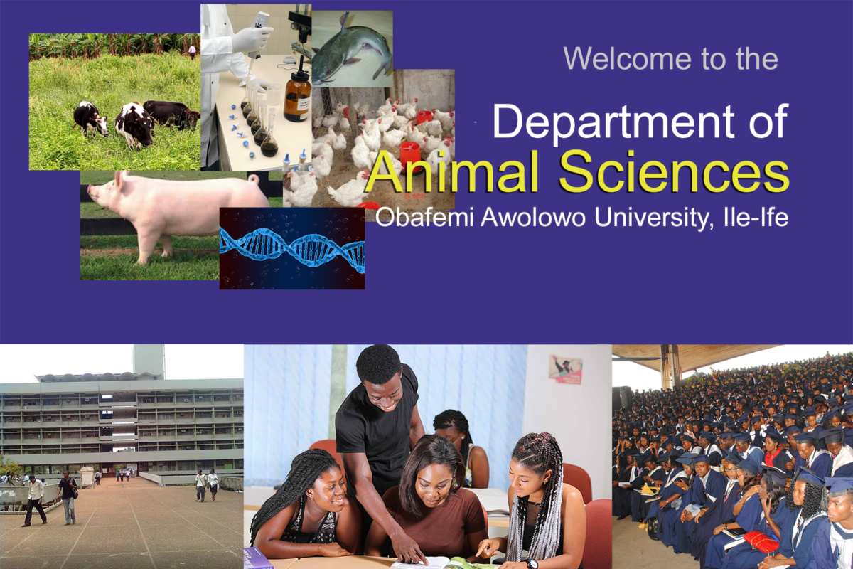 Welcome to ANS-OAU! - Website of the Department of Animal Sciences